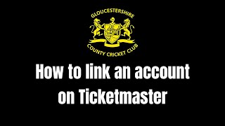 How to Link an Account on Ticketmaster [upl. by Aihsital]