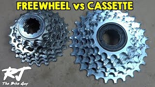 Freewheel vs Cassette  What Are They Can I Convert [upl. by Fabi]