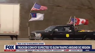 Trucker convoy surrounds DC New developments  LiveNOW from FOX [upl. by Stewart]