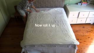 How to put a doona in its cover [upl. by Lim]