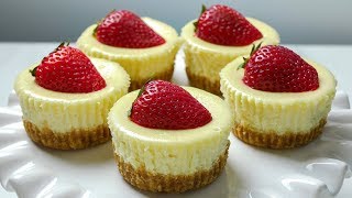 Easy Mini Cheesecakes [upl. by Akienaj]