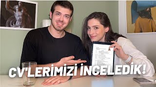 CVlerimizi İnceledik  Kusursuz Bir CV Nasıl Hazırlanır [upl. by Llemhar464]