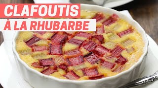 CLAFOUTIS À LA RHUBARBE [upl. by Trilby]