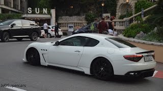 Maserati GranTurismo S amp MC Stradale in Monaco  LOUD Sounds [upl. by Drawyeh]