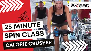 Under 30 Minute Spin Class  Cardio CALORIE CRUSHER  FREE Online Spin® Class [upl. by Lybis]