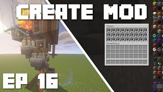 Minecraft Create Mod Tutorial Andesite Farm Ep 16 [upl. by Kristoffer]