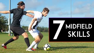 7 GREAT SKILLS for MIDFIELDERS [upl. by Longerich183]