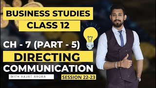 Directing  Class 12  Business studies  Part 5 [upl. by Moht178]