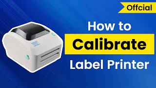 How to calibrate paper on your label printer [upl. by Dabney]