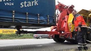 12072019  VN24  Teil2  LKW Unfall auf A1 bei Unna  Bergungsarbeiten [upl. by Aidnac]