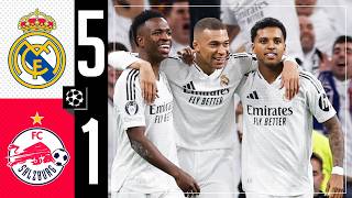 HIGHLIGHTS  Real Madrid 51 Salzburg  Champions League [upl. by Rosalyn]