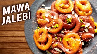 Mawa Jalebi  Eid Special Recipe  How To Make Khoya Jalebi  Indian Sweets amp Desserts  Varun [upl. by Karen]