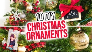 10 DIY Christmas Ornaments [upl. by Ehr]