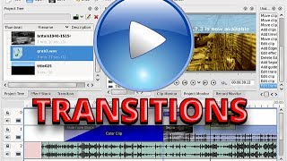 OpenShot Video Editor The Basics In Using Transitions [upl. by Attenev]