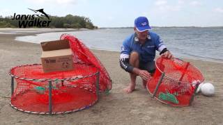 How to setup crab pots to catch mud crabs amp sand crabs [upl. by Ardnwahsal289]