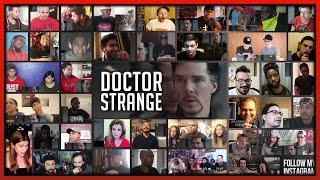 DOCTOR STRANGE Official Trailer 2 MEGA Reactions Mashup 50 People [upl. by Ressan850]