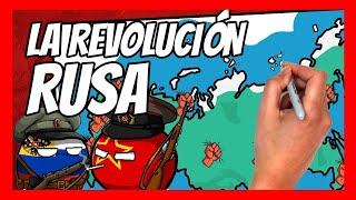 La REVOLUCION RUSA en 12 MINUTOS ft El Mapa de Sebas [upl. by Garold248]