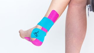 TRUETAPE® Achilles Tendonitis  Kinesiology Tape Instruction [upl. by Anayt]