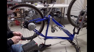 Powerful Electric Bike Conversion Part I EBike Conversion Kit Installation [upl. by Tikna]