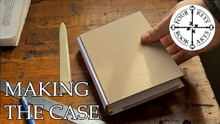 Making A Handmade Book  Part 3  Lining amp Making the Case [upl. by Skerl]