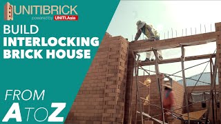 Building Interlocking Brick House from A to Z [upl. by Harat]