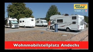 Wohnmobilstellplatz Kloster Andechs  womoclick amp promobil [upl. by Kcirevam172]