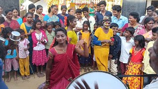 Sri Sri Poleramma Thali Ammavari Jatara ln Village Comedy Keelu gurralu Dance Videos By Vlk 38 [upl. by Dave698]