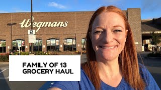 FAMILY OF 13 GROCERY HAUL [upl. by Neibaf550]