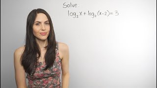 Solving Logarithmic Equations How NancyPi [upl. by Eidnalem]