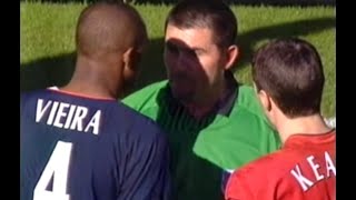 Patrick Vieira vs Roy Keane  200203 FA Cup  All touches [upl. by Debbi119]