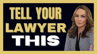 Make Sure to Tell Your Lawyer This [upl. by Nauqram]