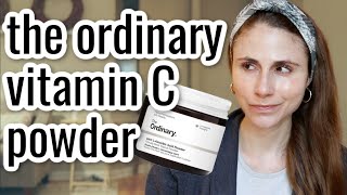 The Ordinary vitamin C powder review Dr Dray [upl. by Bor]