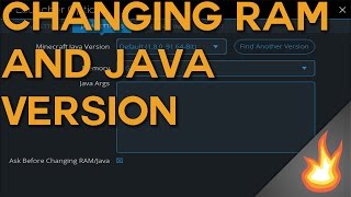 Changing RAM and Java Version  Technic Launcher Tutorial [upl. by Rochella]