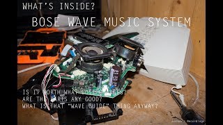 Whats Inside  Bose Wave Music System Teardown [upl. by Honor]