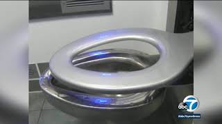 New toilets detect when someone is having sex in bathroom  ABC7 [upl. by Ernest]