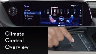 HowTo Adjust Climate Control Settings  Lexus [upl. by Sesom]