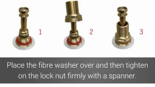 How to Install Quarter Turn Taps [upl. by Drofyar]