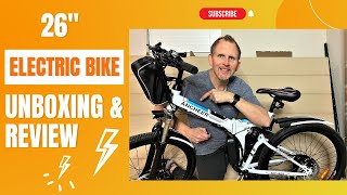 2025s HOTTEST Folding Electric Bike Ancheer 26inch Review [upl. by Yaja757]