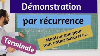 Démonstration par récurrence  Terminale Spé maths [upl. by Adao]