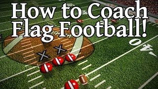 Flag Football Plays  How to Beat a Zone Defense video [upl. by Gristede]