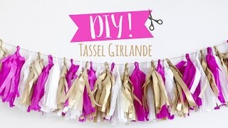 DIY Tassel Girlande zum Selbermachen WESTWING DIYTipps [upl. by Yvad]