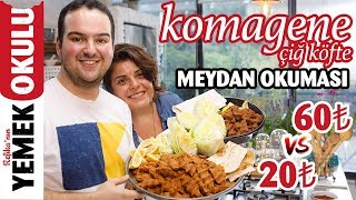 20TL vs 60TL Komagene Çiğ Köfte Challenge Meydan Okuması  Evde Etsiz Çiğ Köfte Tarifi [upl. by Senilec446]