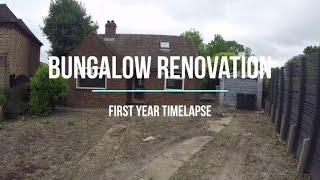 Timelapes  House Renovation  Year 1 [upl. by Ruyle]