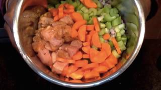 Instant pot chicken celery carrots soup [upl. by Deelaw]