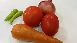 Carrot Onion Soup  5 minute recipe  Healthy amp easy Soup [upl. by Hpeseoj]