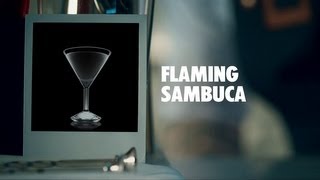 FLAMING SAMBUCA DRINK RECIPE  HOW TO MIX [upl. by Eidac]