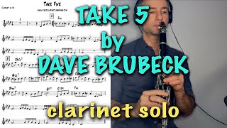 Take Five by the Dave Brubeck Quartet clarinet solo [upl. by Niatsirk]