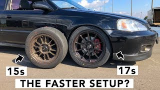 Is Bigger Better 15 Inch Vs 17 Inch Wheels amp Tires [upl. by Narcissus]