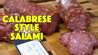 Calabrese Style Dry Cured Salami Recipe  Glen And Friends Cooking  How To Make Salami At Home [upl. by Marcille921]