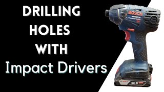 Can you drill with an impact driver [upl. by Eissert]